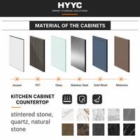 Armoire de cuisine modulaire en MDF pour salon moderne, avec 5 tiroirs et finition noire, vente en gros du fabricant