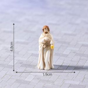 Collection de scènes de la Nativité de Noël, figurines miniatures de la Sainte Famille en résine, artisanat religieux pour la décoration de table ou de chapelle - Product Image 2