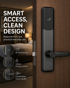 Cerradura Inteligente de Alta Seguridad para Hotel, Precio de Fábrica, con Tarjeta RFID, Sistema de Cerradura Electrónica Impermeable, Wi-Fi, 4 Pilas AA - Product Image 5
