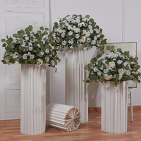 Fournitures de décoration de mariage personnalisées, support à fleurs pour mariage, boule de fleurs, centre de table pour mariage, centre de table pour table de mariage