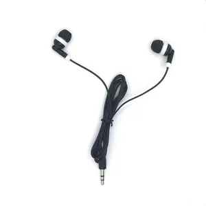 New Product Recommended Mobile Phone Music Headphones MP3/MP4 Color In-ear Flat Noise Cancelling Color Wired Headphones