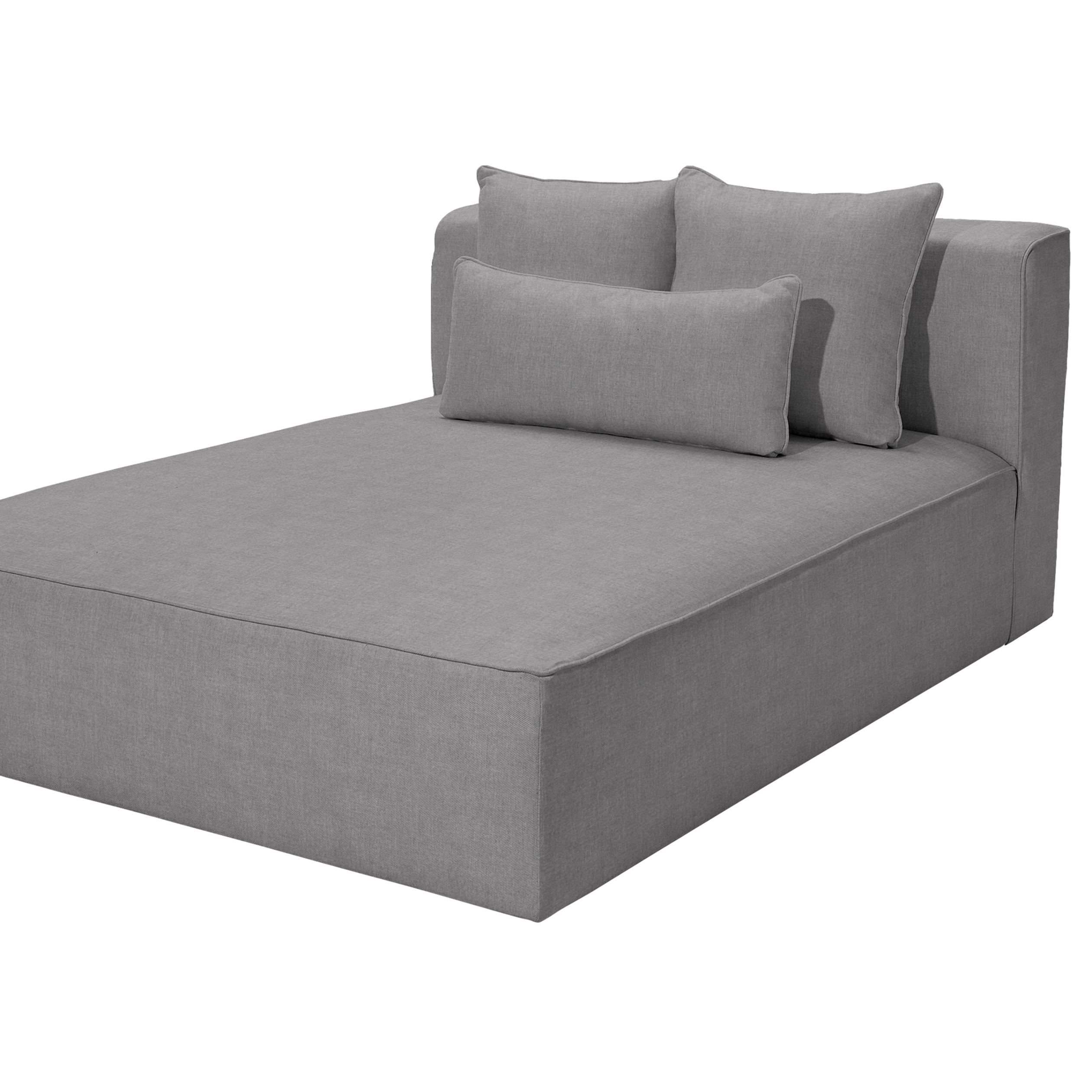 Outdoor Furniture New Style Aluminum Frame Cushion Chaise Sun Lounger