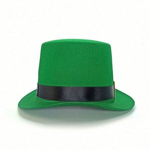 Sombrero de Papel Verde con Forma de Trébol para el Día de San Patricio, Festival Irlandés, Carnaval, Trébol de Tres Hojas 2024 - Product Image 2