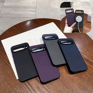 Funda trasera de cuero con textura de fibra de carbono mate para Google <span class=keywords><strong>Pixel</strong></span> 11 10 9 Pro XL / 11 10 9 8 <span class=keywords><strong>7</strong></span> 6 Pro / 9a 8a 7a 6a 5a 4a 3a / 3 4 XL - Product Image 3