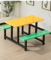 Ensemble de salle à manger moderne et minimaliste tout-en-un pour quatre/six/huit personnes, table et chaises en acier inoxydable, démontable/montable