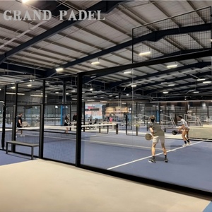 Cancha de Tenis y Pádel Profesional de Marca de Primera Calidad, Personalizada por el Fabricante con Logotipo y Color, Tamaño Doble 10*20m, Tamaño Individual 6*20m - Product Image 5