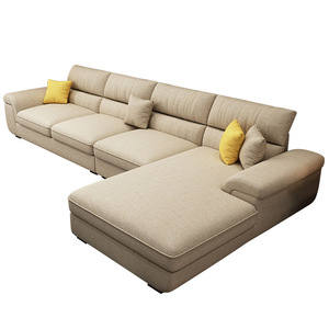L-Shaped Fabric <b>Sofa</b> Set Removable Washable Living Room Furniture Modern Minimalist Design - Product Image 5