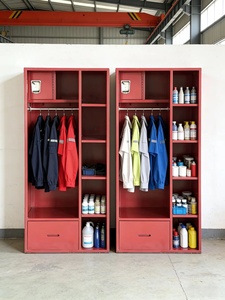 Armoires <span class=keywords><strong>de</strong></span> rangement ouvertes pour vestiaires <span class=keywords><strong>de</strong></span> sport, football, basketball, baseball, armoires en acier pour vêtements, armoires <span class=keywords><strong>de</strong></span> rangement multifonctionnelles - Product Image 2