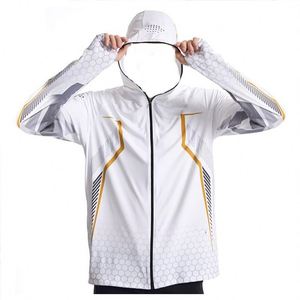Factory Price Quick Dry Breathable <b>Spf</b> 50 UV Protection Long Sleeve Mask Hooded Fishing Shirts - Product Image 4