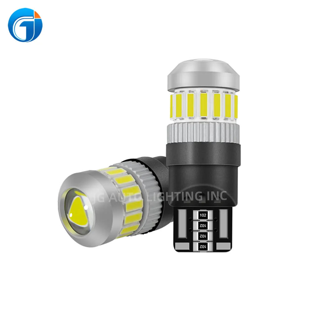 JG 24SMD W5W CANbus 194 168 4014หลอดไฟ LED รถยนต์หลอดไฟ LED ภายในโดม12V CANbus W5W T10 LED