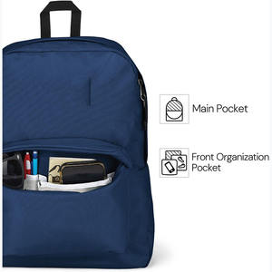 Sac de voyage économique de marque personnalisé pour étudiants, sac à dos pour ordinateur portable promotionnel léger pour hommes avec chargement USB - Product Image 6