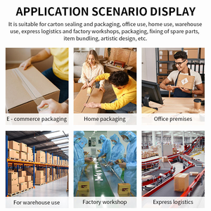 เทปพิมพ์โลโก้ BOPP สำหรับปิดกล่อง ทนความร้อน ขนาด 100 หลา/200 หลา/1000 หลา แบบกำหนดเองได้ - Product Image 5