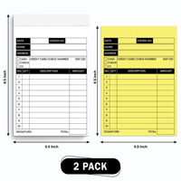 Impression en usine de factures personnalisées sur papier autocopiant format A4 pour les chèques