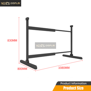 Tối Giản Đơn Giản Hiện Đại Thân Thiện Với Môi Thép Triển Lãm Đứng Nhanh Hệ Thống Khóa Gấp Trọng Lượng Nhẹ Giá Tấm Bàn Tổ Chức Sự Kiện - Product Image 6