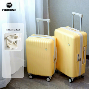 Maleta de Mano Juvenil para Estudiantes, con Bolsillo Frontal y Portavasos, Material ABS y PC Universal, Venta al Por Mayor - Product Image 2