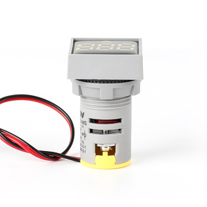 <span class=keywords><strong>CLEI</strong></span> 22mm Digitales Mini-Amperemeter 0-100A LED-Anzeige Rundes Amperemeter Voltmeter - Product Image 5