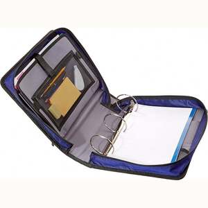 Free Sample BSCI Long-lasting <b>3</b>-Inch <b>3</b>-<b>Ring</b> Zipper <b>Binder</b> With 700 Sheets Capacity Zipper <b>Binder</b> for Middle School - Product Image 6