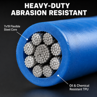 Câble de treuil Solite en acier au carbone robuste, revêtement TPU, norme GB