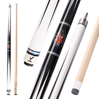 PREOAIDR 3142 Queue de billard T905 Bâton en érable 12.5/11.8/10.8mm Pointe PREDATOR Uniloc Joint Queue de billard