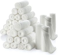 Rouleau de bandage en gaze 4x 4,1 yards 36 rouleaux - Chaque rouleau emballé individuellement Qualité CE extensible