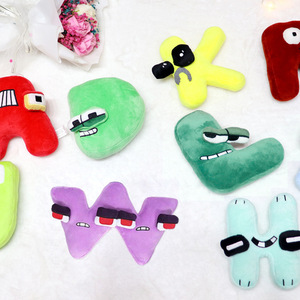 Vendita all'Ingrosso di Giocattoli di Peluche con Lettere dell'Alfabeto Inglese per Bambini, Regali, Bambole <span class=keywords><strong>Anime</strong></span> <span class=keywords><strong>Kawaii</strong></span>, 26 Lettere dell'Alfabeto in Inglese, Giocattoli Imbottiti, Giocattoli Alphabet Lore - Product Image 3