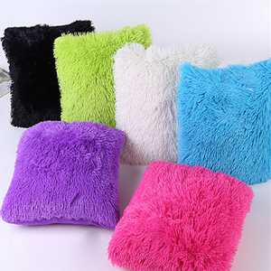 Comfortable Fake Fur Long <strong>Pillow</strong> Faux Fur <strong>Pillow</strong> <strong>Cushion</strong> Cover Soft Custom Throw <strong>Pillow</strong> Cases Decor - Product Image 1