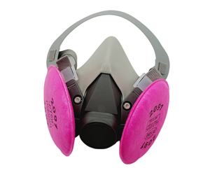 खनन वेल्डिंग कारखाने मूल्य के लिए 2091/2097 फिल्टर वाष्प रेस्पिरेटर के साथ 6200 सिलिकॉन आधा चेहरा पुनः प्रयोज्य गैस मास्क - Product Image 3