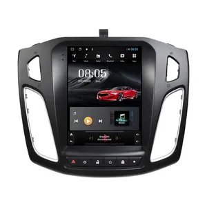 Prelingcar 안드로이드 13 포드 포커스 2011-2019 년 플레이어 자동차 라디오 멀티미디어 비디오 Carplay 네비게이션 GPS 스테레오