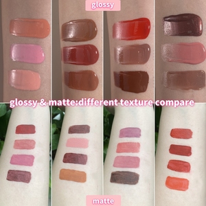 Bán buôn Vegan Mỹ phẩm son bóng ánh sáng lung linh Nude hồng Glossy Lip Gloss nhãn hiệu riêng kem không thấm nước son bóng - Product Image 5