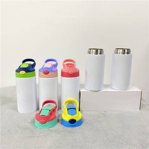 Botella de agua lisa con doble aislamiento, vaso de agua para regalos personalizados, sublimación en blanco, bricolaje, almacén de EE. UU., 12Oz, <span class=keywords><strong>350Ml</strong></span> - Product Image 1