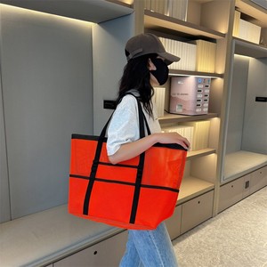 Summer Large Handbag for Girls New Polyester Travel <b>Bag</b> Lightweight 20-35L Breathable Large-Capacity Fitness Sports <b>Bags</b> Tanjing - Product Image 3