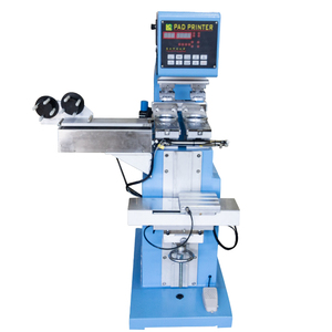 bibo China Leading Brand's Hot Selling Semi-Automatic Shuttle Two-Colors Pad <b>Printing</b> <b>Machine</b> Closed Cup Pad Printer - Product Image 1