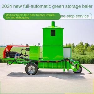 Equipement pour le foin Presse à balles carrées en ligne Presse à ensilage automatique Ensacheuse de fourrage Machine d'emballage d'ensilage d'ensilage de maïs - Product Image 5