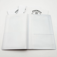 Folder dokumen vinil lembut kustom pabrik langsung dengan logo pemegang resep plastik dompet resep PVC lipat