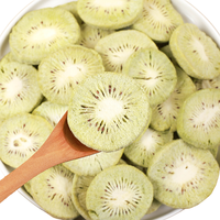 Groothandel Oem Odm Fabriekslevering Gevriesdroogde Kiwi Knapperig Fruit Plakjes Gezonde Snack Bulk Met Zoete Smaak Laag Vet