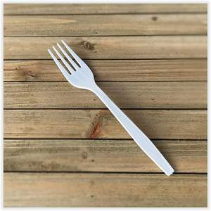 Cubiertos Desechables de Polipropileno Blanco Resistente para Restaurantes, 1000 Unidades por Paquete, 1 Caja por Cartón - Product Image 3