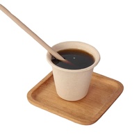 Assiette et bol jetables en fibre de bambou biodégradable pour barbecue, anniversaire, plateau à gâteau, assiette de dîner épaissie, assiette à décorer CW-CP