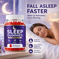 Gummies Sommeil Calme d'Esprit à la Mélatonine Naturelle, Gummies Sommeil Sans Mélatonine, Fabricant en Gros de Marques Privées