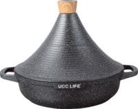 UCCLIFE marmite à tajine 28/32cm avec logo et couleur personnalisés Design classique OEM en aluminium Style classique pour la cuisine