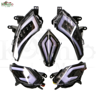 KOLMIO-LAM Compatible avec Tmax 530 T-Max530 TMAX530 T-Max 530 2012-2014 Feu arrière de freinage LED avec clignotants