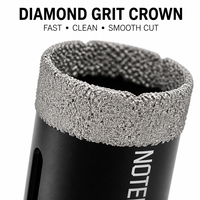 Scie cloche diamantée populaire pour grossistes, pour perçage à sec et humide de granit, quartz, marbre, refroidie à l'eau, coupe rapide, longue durée de vie, OEM
