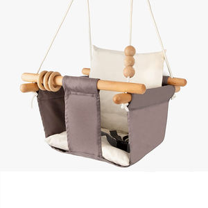 <span class=keywords><strong>Hamaca</strong></span> de lona de algodón de calidad para bebé, para patio trasero y exterior - Product Image 1