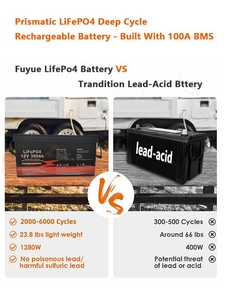 <b>12V</b> <b>Battery</b>,<b>12v</b> 300ah,<b>Deep</b>-<b>cycle</b> Rechargeable (LiFePO4) <b>Battery</b>,lifepo4 <b>Battery</b>,solar Energy System,home Energy Storage,<b>battery</b> - Product Image 5