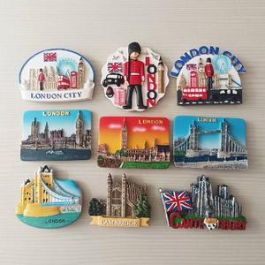 Grande-Bretagne Royaume-Uni <span class=keywords><strong>Londres</strong></span> Edimbourg Cambridge Angleterre Rouge Bus 3d Souvenir Réfrigérateur Aimant Personnalisé Promotionnel Drôle Réfrigérateur Aimant - Product Image 2