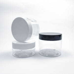 Frascos Cosméticos Redondos de Plástico Transparente con Tapas de Rosca, Envases de PET para Crema de Ojos y Almacenamiento de Viaje - Product Image 1