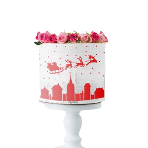 Plantilla para Pastel de Miel y Dulzura, Herramienta de Repostería con Diseño de Flor Hueca en PET para Navidad, Suministros de Decoración para Pasteles - Product Image 5