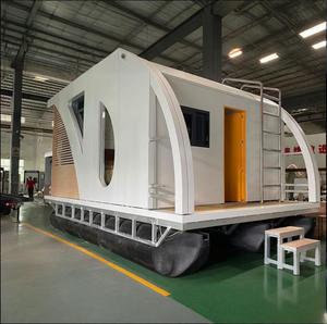 Experiencias de estancia únicas Residencias flotantes impermeables frente al mar Casas flotantes modulares Aqua Villas Scenic Marina Sala de estar - Product Image 5