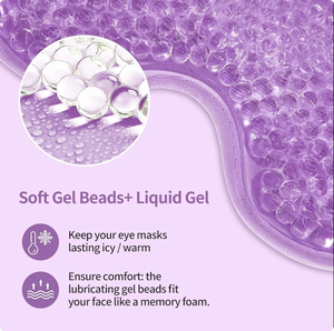 Personalizado Reutilizável PVC <span class=keywords><strong>Gel</strong></span> Beads <span class=keywords><strong>Eye</strong></span> <span class=keywords><strong>Mask</strong></span> Terapia Quente e Fria para Relaxamento Pacote de Hot & Cold Packs - Product Image 5