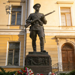 Escultura de Monumento de Combatientes Guerreros de Jardín, Grande, de Metal, Personalizada, Estatua Conmemorativa de Héroe de Bronce para Parque - Product Image 3