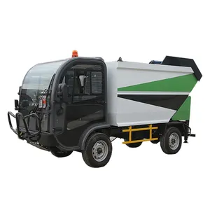 KEYU Environmental Sanitation 4wheel Electrical Waste compactor trucks waste disposal garbage truck